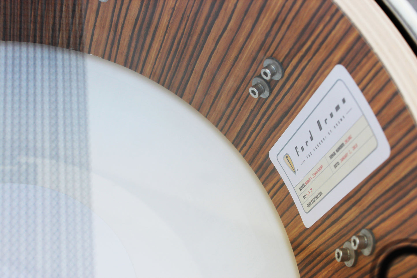 6.5" x 14" Dura-Ply Zebra / Ebony