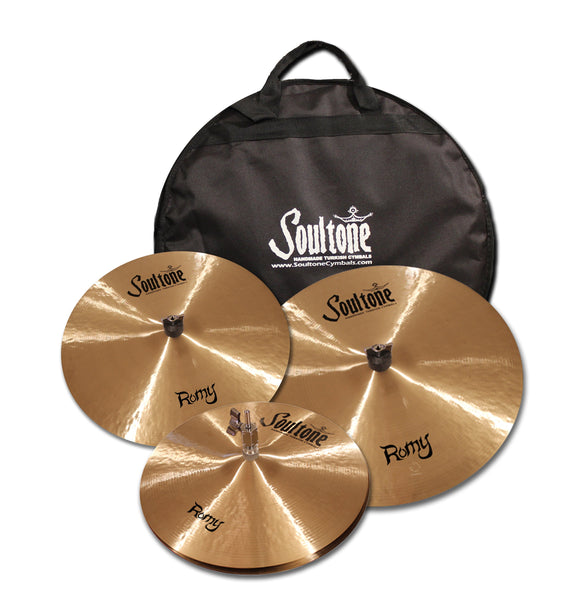 Soultone Cymbals Romy Cymbal Pack with a FREE Cymbal Bag