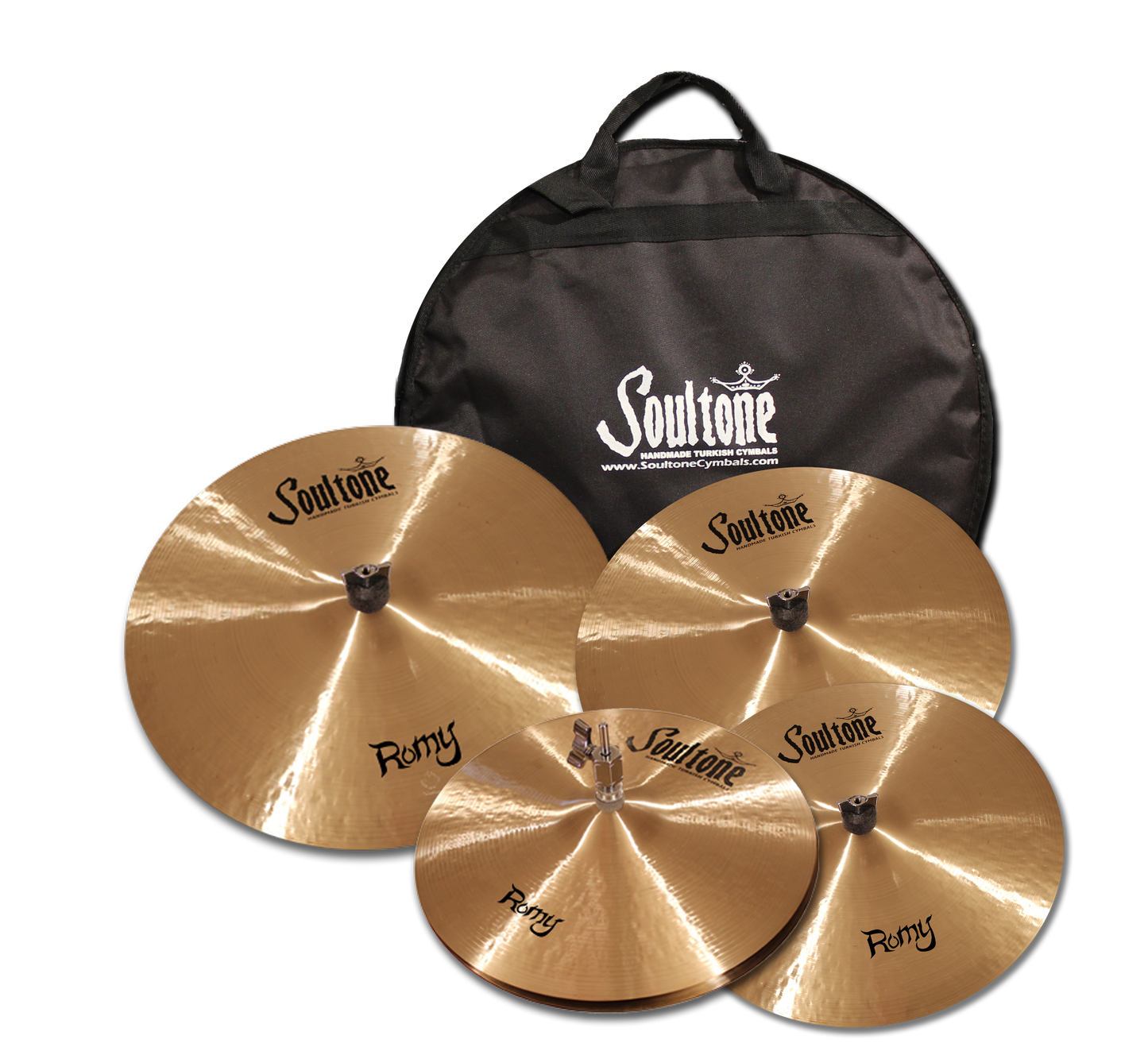 Soultone Cymbals Romy Cymbal Pack with a FREE Cymbal Bag