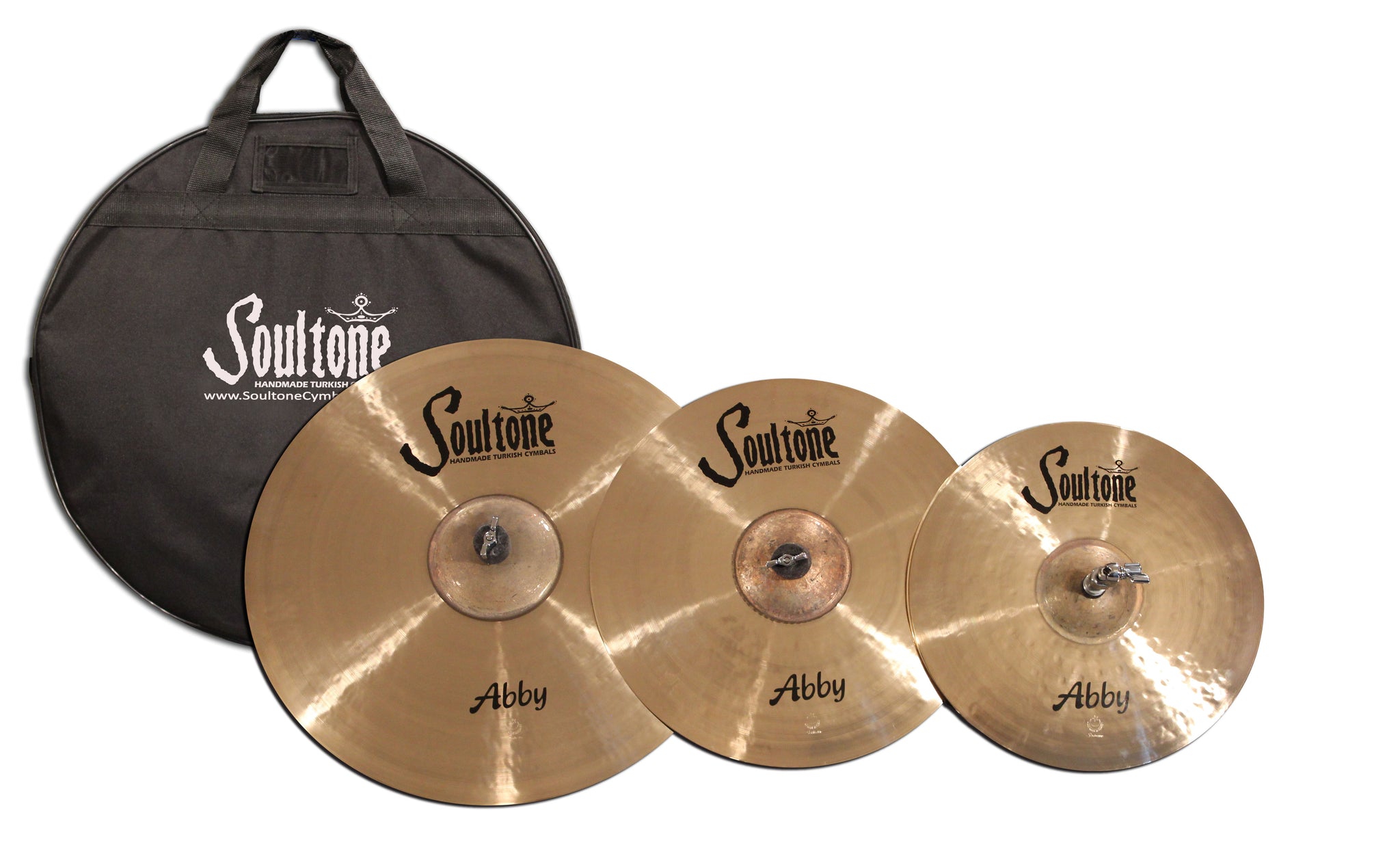 Soultone Cymbals ABBY Cymbal Pack with a FREE Cymbal Bag.