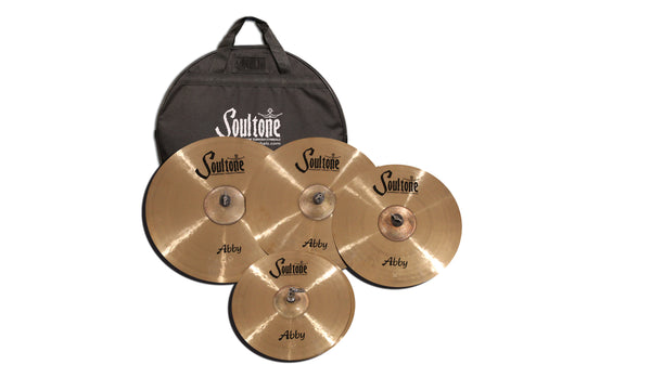 Soultone Cymbals ABBY Cymbal Pack with a FREE Cymbal Bag.