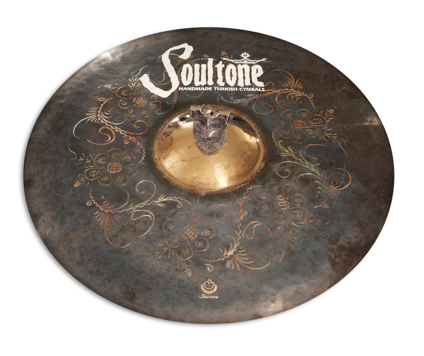 16" Explosion Black Matte Crash with Sunburst Artwork | SN001