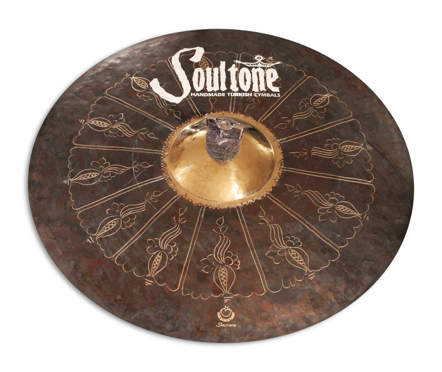 16" Explosion Black Matte Crash with Sunburst Artwork | SN004