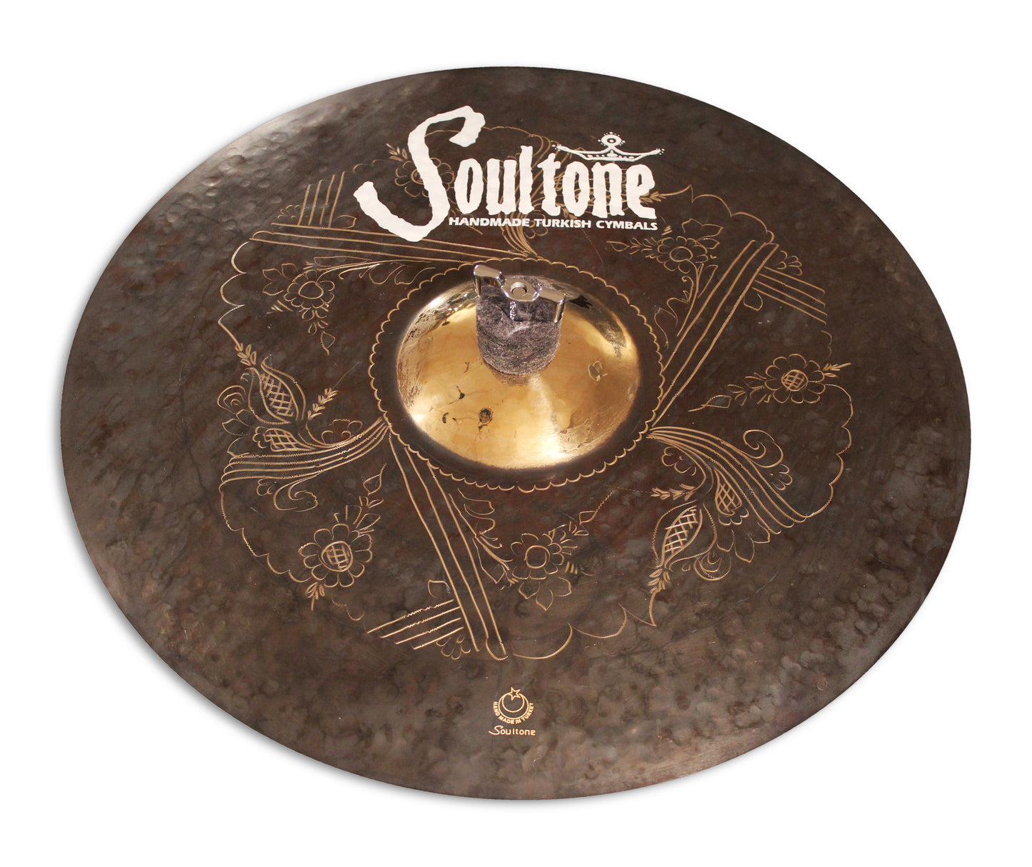 16" Explosion Black Matte Crash with Sunburst Artwork | SN005