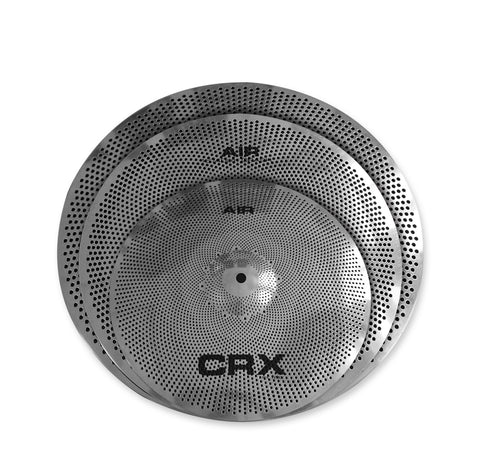CRX AIR Set 1: 13″ Hi-Hat, 16″ Crash, 18″ Crash-Ride w/Bag