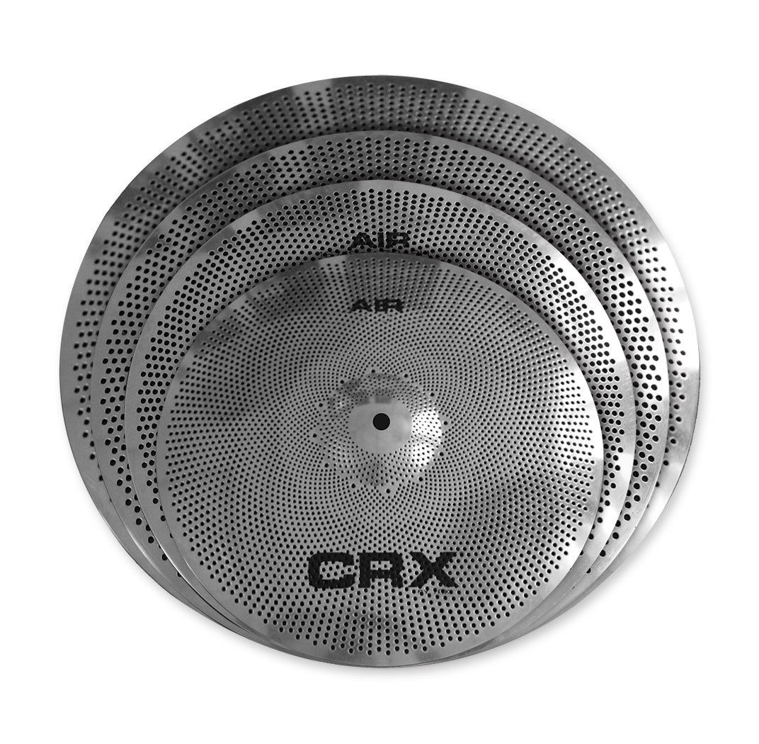 CRX AIR Set 2: 14″ Hi-Hat, 16″ Crash, 18″ Crash, 20″ Ride w/Bag