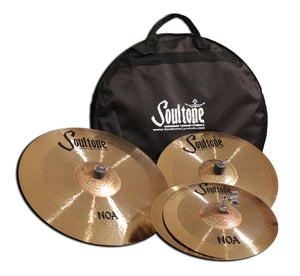 Soultone Cymbals NOA Cymbal Pack with a FREE Cymbal Bag.