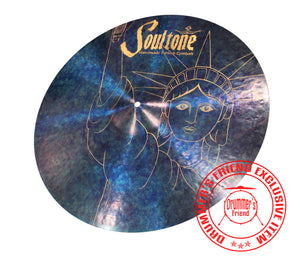 Soultone Cymbals 20" Crash/Ride - 4th Of July Statue Of Liberty Limited Edition.